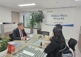 경기도의회 김정호 의원, 광명중학교 운동장 침수 피해 처리 방안 협의